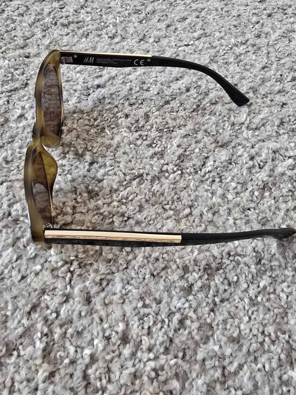 H&M Women's Tortoiseshell Cat-Eye Sunglasses, Brown Gradient, Quiet Luxury, Chic